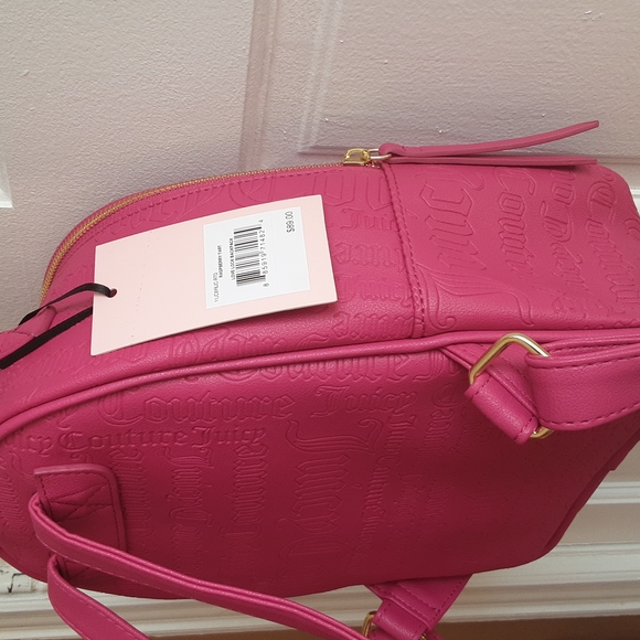 SOLD! Juicy Couture Backpack Raspberry Tart Lovelock NWT small pink - Picture 8 of 8